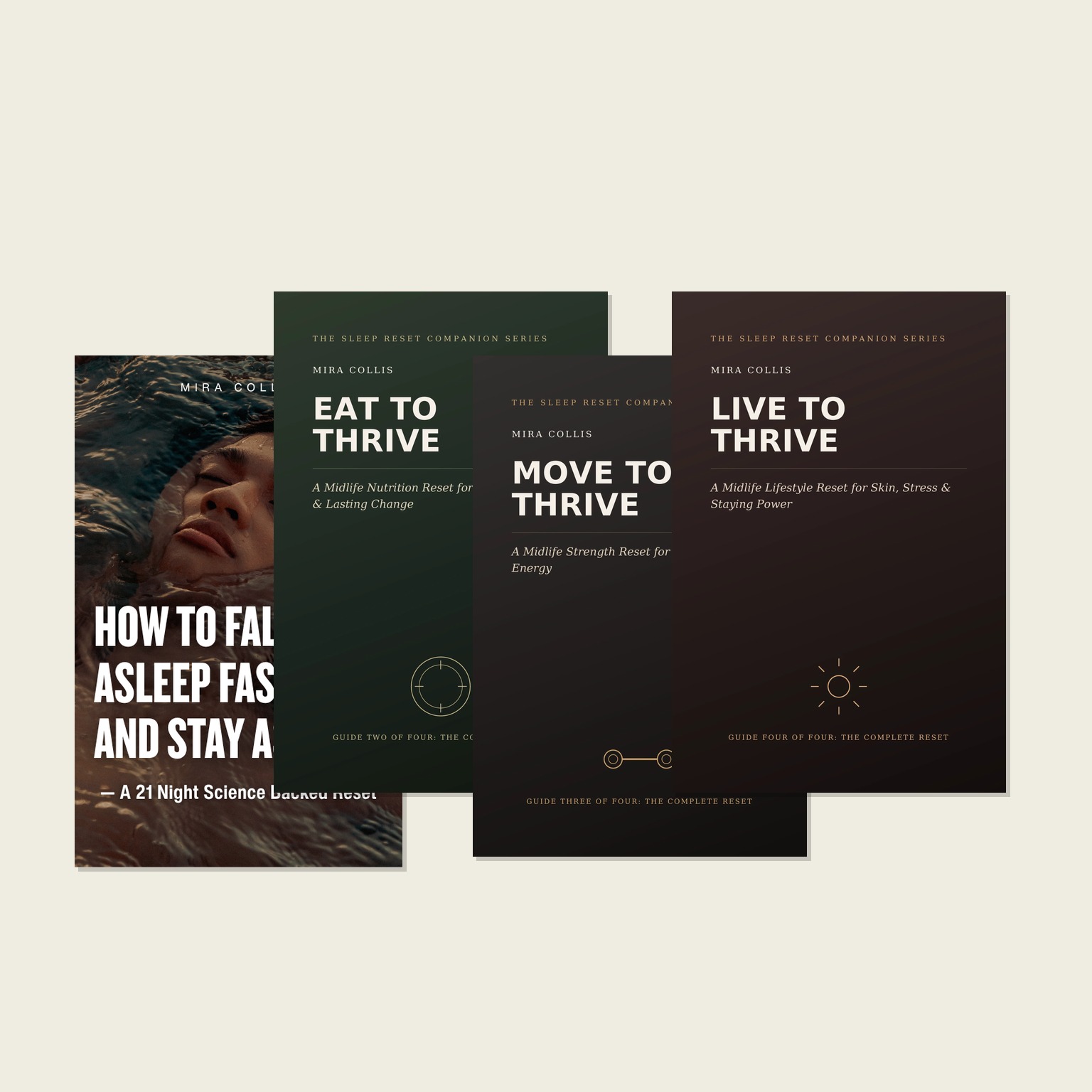 The Complete Transformation digital guide bundle with all four Mira Collis covers